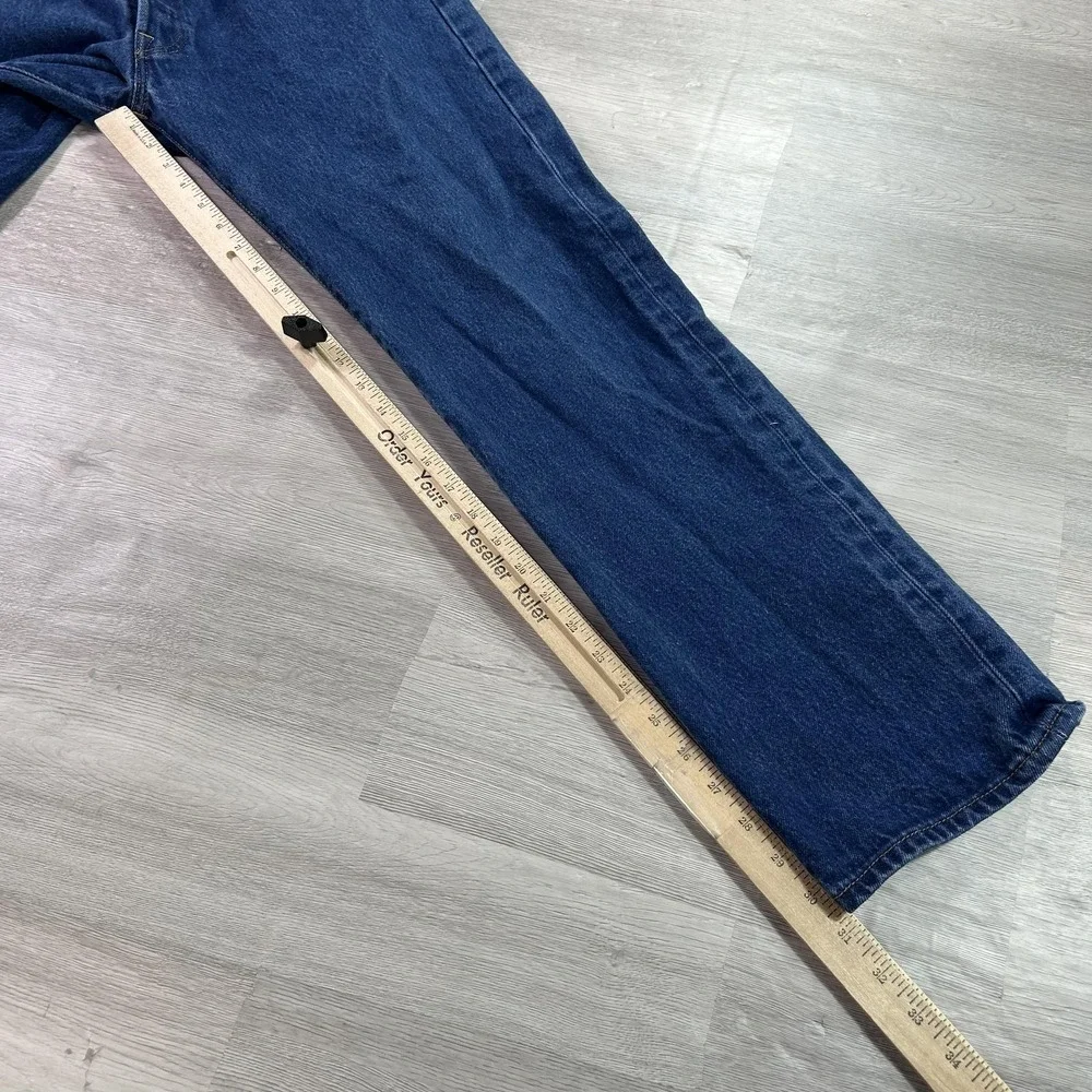 Levis 501 Jeans Mens 34x31 (32x31) Blue Medium Wash‎ Button Fly Straight Denim